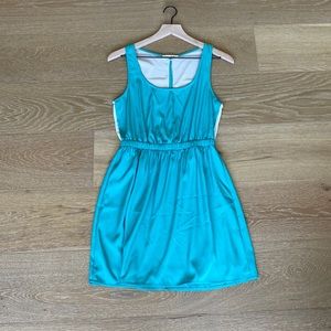 Lush women’s dress in teal size Small.